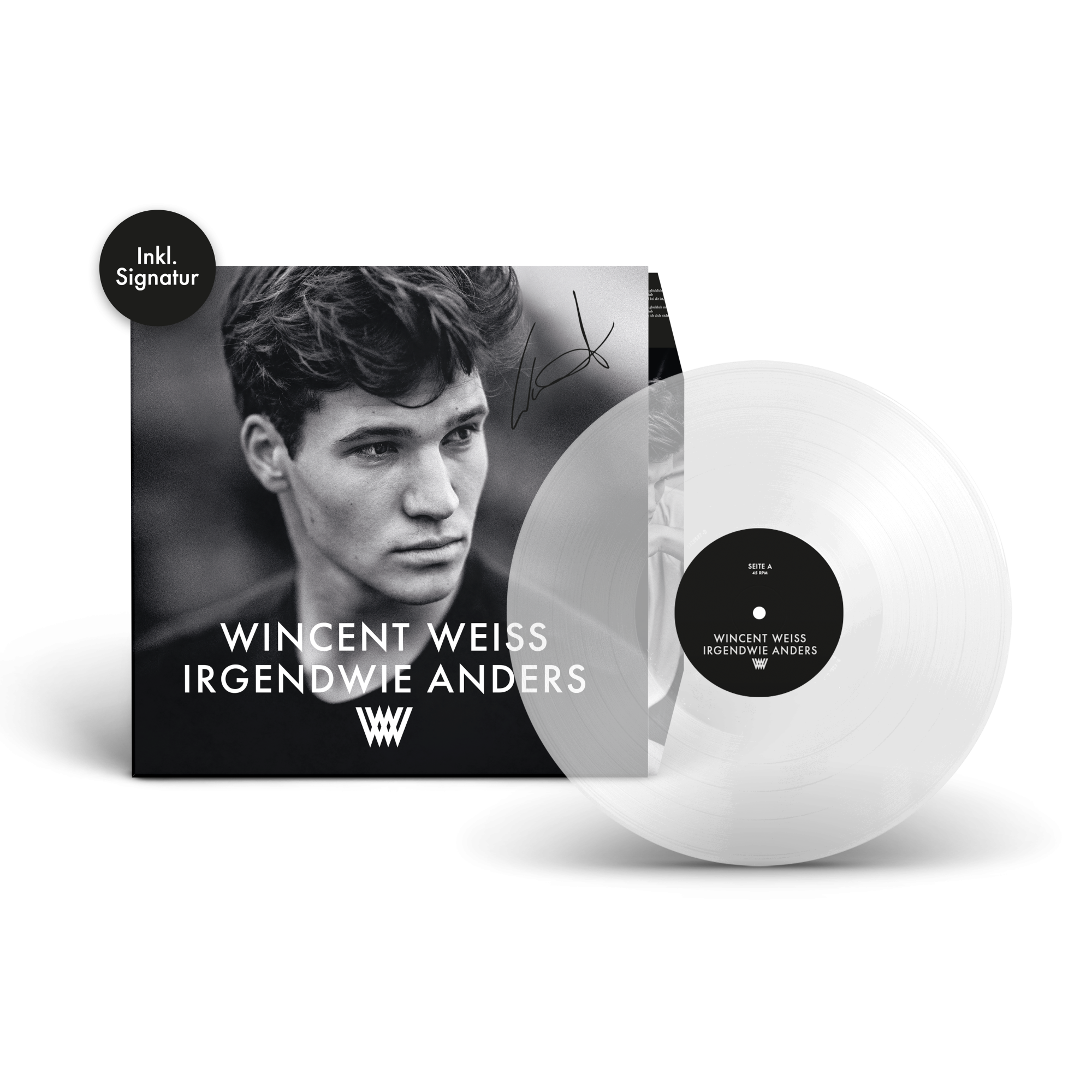Wincent Weiss Irgendwie Anders  Signierte Limitierte Transparente Jubiläumsvinyl 350481